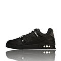 LV Trainer Low Monogram Black Embossed