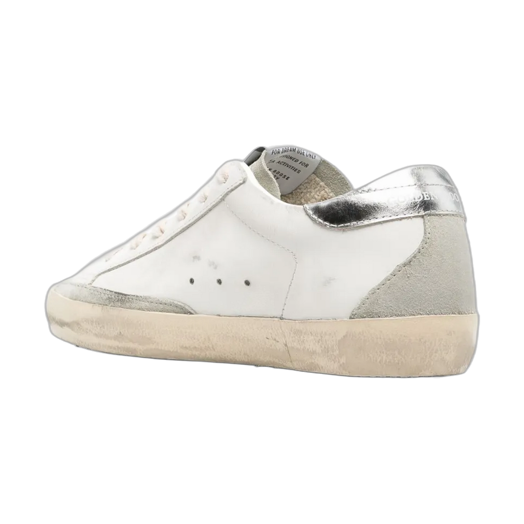 Golden Goose Super-Star White Gold Silver Star