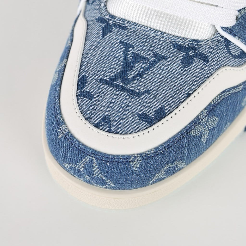 LV Trainer Denim Monogram Blue