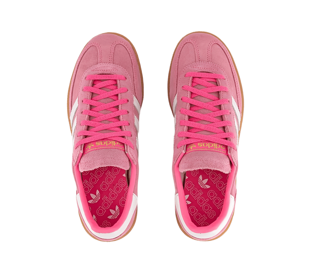 adidas Handball Spezial Trainers Lucid Pink White Gold Metallic - Vista superior
