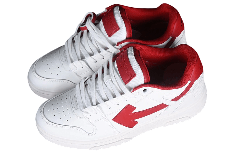 Off-White Out of Office Low 'White Red'