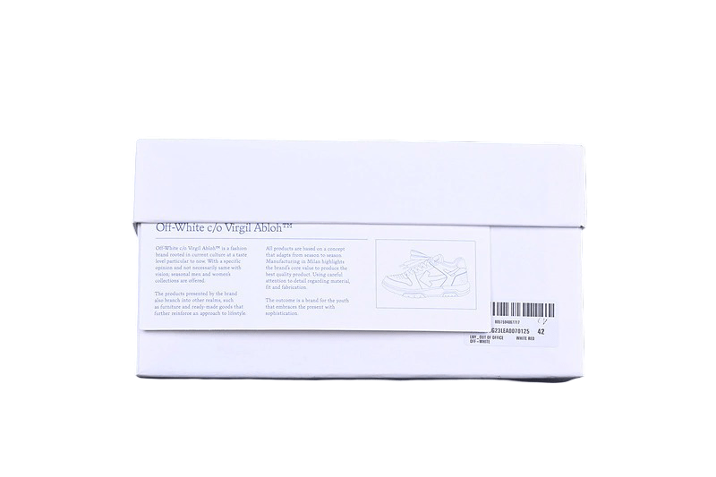 Off-White Out of Office Low 'White Red'